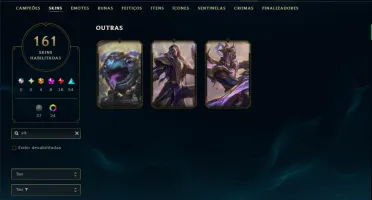 Prata 4 com TODOS os Champs e 161 Skins +7 Prestigios
