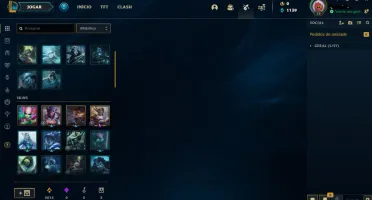 Conta LoL Platina 2 - 46 Campeões E 2 Skins - Mt Espólios
