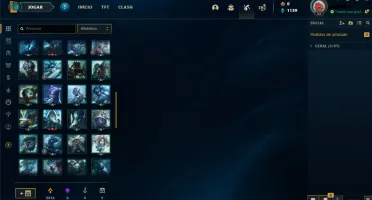 Conta LoL Platina 2 - 46 Campeões E 2 Skins - Mt Espólios