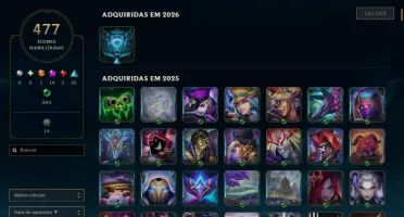 Conta League Of Legends Lvl 668 /// 388 Skins
