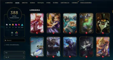 Conta League Of Legends Lvl 668 /// 388 Skins