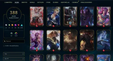 Conta League Of Legends Lvl 668 /// 388 Skins