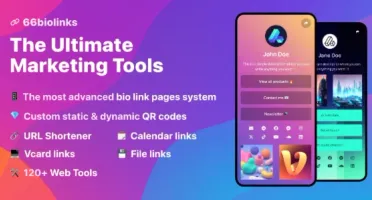 66biolinks - Bio Links, URL Shortener, QR Codes & Web Tools