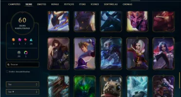 Conta Ferro 1 com 83 Champs e 60 Skins ( MONO ADC )