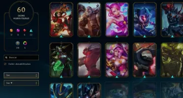 Conta LoL Platina 3 TODOS os champs 60 skins épicas e legado