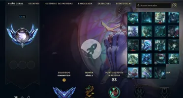 Conta DIAMANTE 4 - Smurf LOL (league of legends) ELOMOON