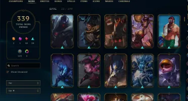 CC 339 SKINS RARAS DE EVENTOS