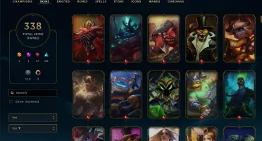 CC 339 SKINS RARAS DE EVENTOS