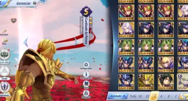 Contas mixer 8 level 70 saint Seiya com 700 gemas no A118