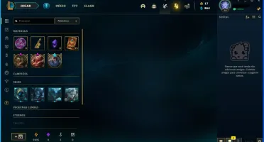 CONTA LEAGUE OF LEGENDS DIAMOND COM 44 SKINS