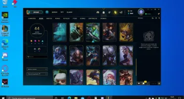 CONTA LEAGUE OF LEGENDS DIAMOND COM 44 SKINS