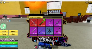 Conta Blox Fruits Level Max com Perma Fruits e all styles