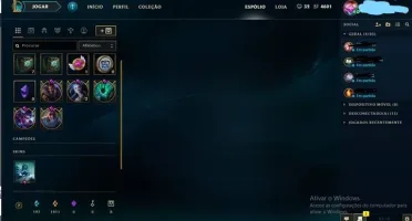 Conta Platina 3, ótimo mmr, pulou do platina 5 para o 3.