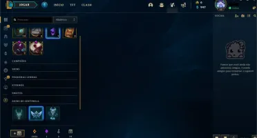 Conta Gold 2 46 champs 5 skins