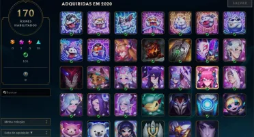 Conta league of legends level 143