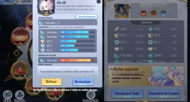 Conta Saint Seiya Awakening A36 Mixer nivel 8
