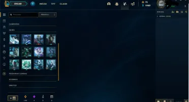 CONTA GOLD 4, 23 skins, 67 campeões
