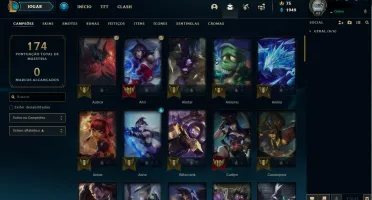 CONTA GOLD 4, 23 skins, 67 campeões