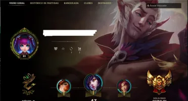 Conta de League of Legends - Ouro 4