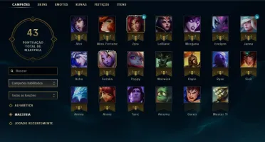 Conta de League of Legends - Ouro 4