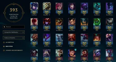 CONTA  LOL LEVEL 167-142 SKINS-105 CHAMP-23 M7-NEO PAX SIVIR