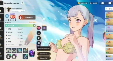 Black Clover  M - Melhor conta mid game - Rei Mago e Noele