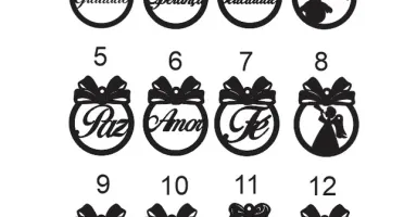 Bolas Natalinas Sortidas em MDF - Kits de 5 ou 10