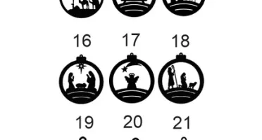 Bolas Natalinas Sortidas em MDF - Kits de 5 ou 10