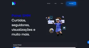Script Painel Smm Azul Perfeita - Com Pix Automático