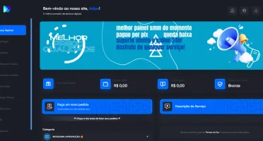 Script Painel Smm Azul Perfeita - Com Pix Automático