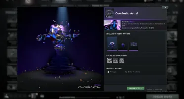 conta dota 2 ancient 4 k de mmr , 2 arcana vinculada
