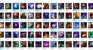 ELOSTAR: 75 CAMPEÕES - 24 SKINS - 3 PAGINAS DE RUNAS