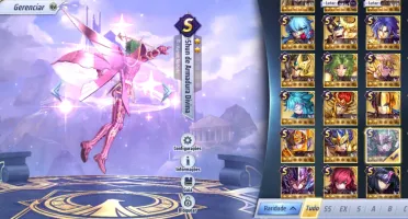 Conta saint seiya awakening com 500+ tiros