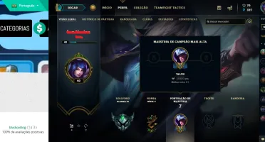 Conta platina - League of Legends