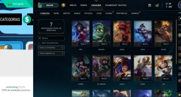 Conta platina - League of Legends