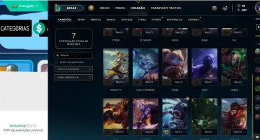 Conta platina - League of Legends