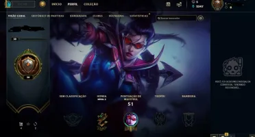 CONTA LEAGUE OF LEGENDS - UNRAKED