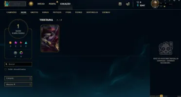 CONTA LEAGUE OF LEGENDS - UNRAKED