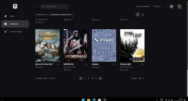 Conta epic games com 79 jogos