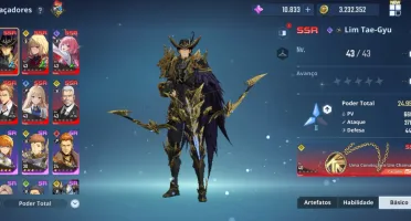 Conta Solo Leveling Lev 43