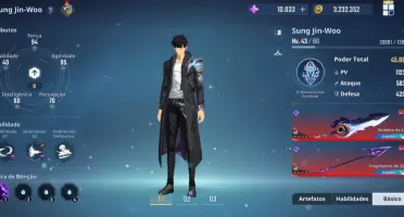 Conta Solo Leveling Lev 43