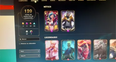 Vendo conta de LOL com 120+ skins nivel 196 unranked