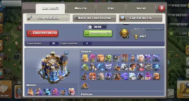 Conta Clash Of Clans Cv 18 👑💪