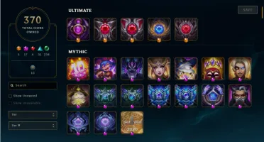 Conta Mestre Soloq 65% Winrate Com Vários Emotes Antigos