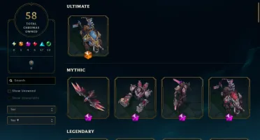 Conta Mestre Soloq 65% Winrate Com Vários Emotes Antigos