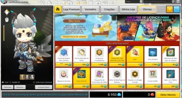Conta Maple Story 2 - SA - Super Conta (8450 BlueMerets)