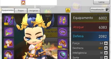 Conta Maple Story 2 - SA - Super Conta (8450 BlueMerets)