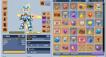 Conta do Grand Chase Classic Personagem Kallia LEV 85