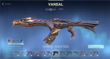 Conta Valorant com skins de Vandal, Phantom, Faca e etc