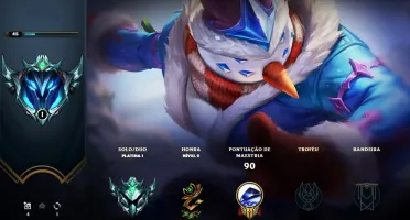 ==== CONTA LOL PLATINA 1 - LVL 45 ====